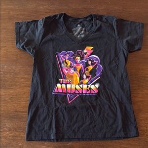 Black Graphic The Muses T-Shirt